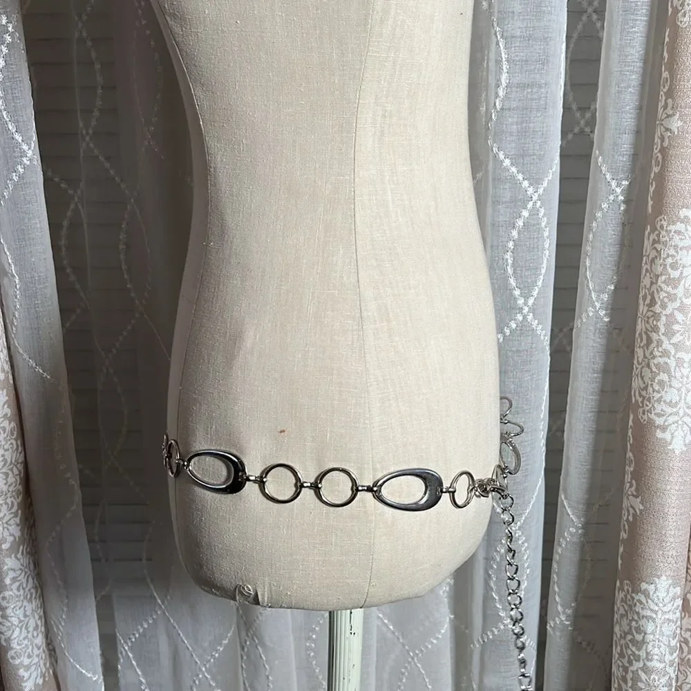 Silver Metal Belt adjustable